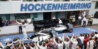 Bild zum Inhalt: Mercedes jubelt in Hockenheim: "Stolz, den Stern zu tragen"