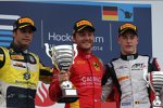 Stefano Coletti (Racing Engineering), Felipe Nasr (Carlin) und Stoffel Vandoorne (ART) 