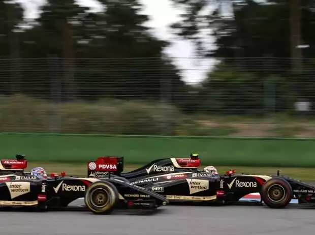 Titel-Bild zur News: Pastor Maldonado, Romain Grosjean
