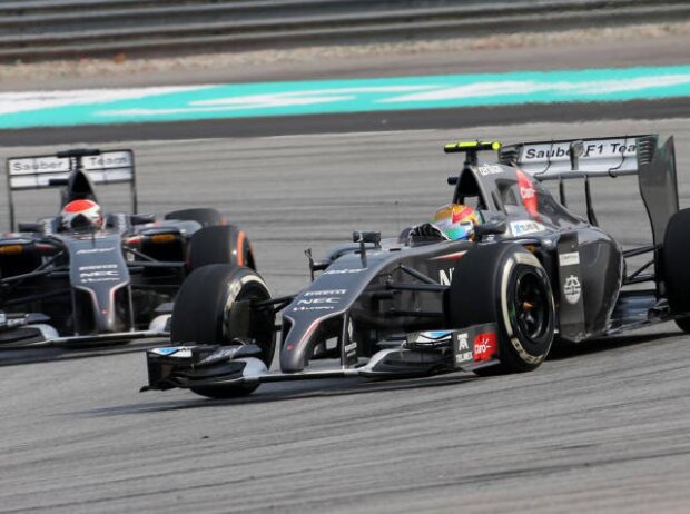 Esteban Gutierrez, Adrian Sutil Esteban Gutierrez, Adrian Sutil