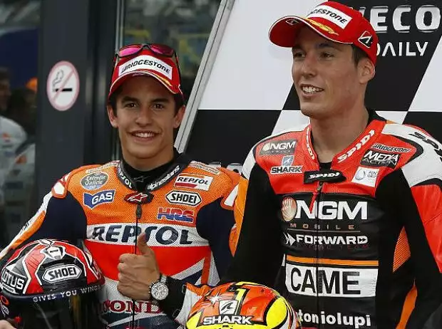 Daniel Pedrosa, Marc Marquez, Aleix Espargaro Titel-Bild zur News: Daniel Pedrosa, Marc Marquez, Aleix Espargaro