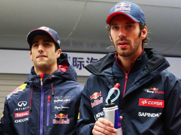 Titel-Bild zur News: Daniel Ricciardo, Jean-Eric Vergne, Jules Bianchi