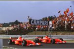 Michael Schumacher und Rubens Barrichello 