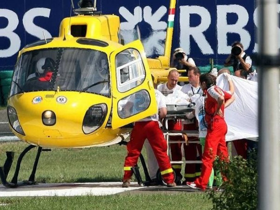 Felipe Massa, Unfall, Ungarn
