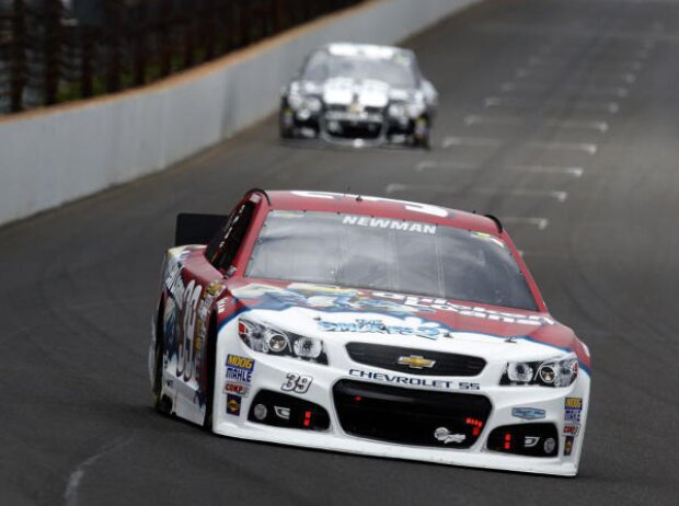 Ryan Newman und Jimmie Johnson in Indianapolis 2013