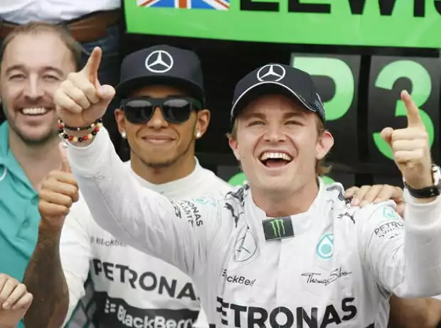Lewis Hamilton, Nico Rosberg Titel-Bild zur News: Lewis Hamilton, Nico Rosberg