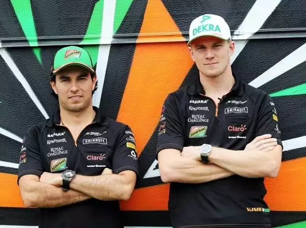 Titel-Bild zur News: Sergio Perez, Nico Hülkenberg