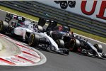 Valtteri Bottas (Williams) und Adrian Sutil (Sauber) 