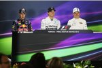 Sebastian Vettel (Red Bull), Nico Rosberg (Mercedes) und Valtteri Bottas (Williams) 