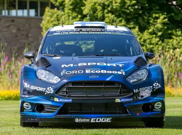 Ford Fiesta RS WRC Facelift Titel-Bild zur News: Ford Fiesta RS WRC Facelift