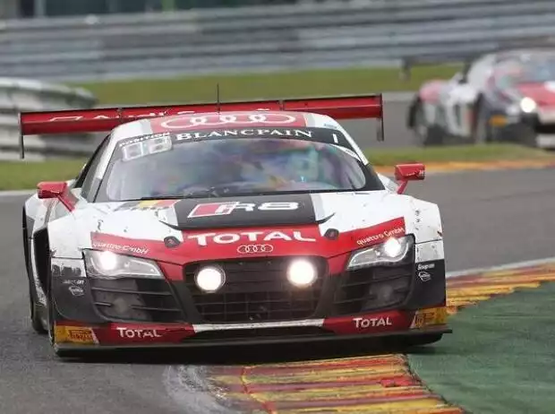 Rene Rast, Laurens Vanthoor, Markus Winkelhock Titel-Bild zur News: Rene Rast, Laurens Vanthoor, Markus Winkelhock