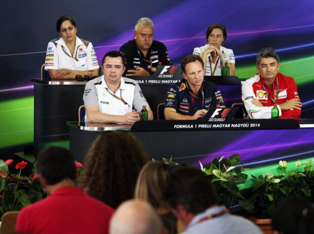 Monisha Kaltenborn, Vijay Mallya, Claire Williams, Eric Boullier, Christian Horner, Marco Mattiacci Monisha Kaltenborn, Vijay Mallya, Claire Williams, Eric Boullier, Christian Horner, Marco Mattiacci