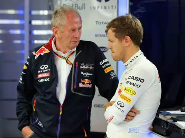 Titel-Bild zur News: Helmut Marko, Sebastian Vettel