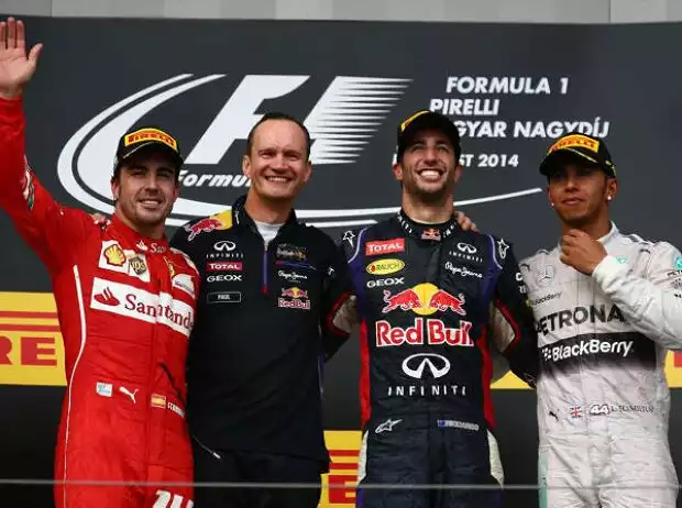Daniel Ricciardo, Fernando Alonso, Lewis Hamilton Titel-Bild zur News: Daniel Ricciardo, Fernando Alonso, Lewis Hamilton