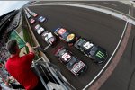 Start zum Nationwide-Rennen mit Kyle Busch und Matt Kenseth (beide Gibbs) in Reihe eins 