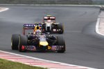 Daniel Ricciardo (Red Bull) und Pastor Maldonado (Lotus) 