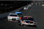 Denny Hamlin (Gibbs) auf einer eigenen Benzinstrategie