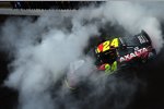 Jeff Gordon (Hendrick) und der Sieger-Burnout