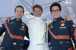 Juho Hänninen, Marcus Grönholm und Thierry Neuville 