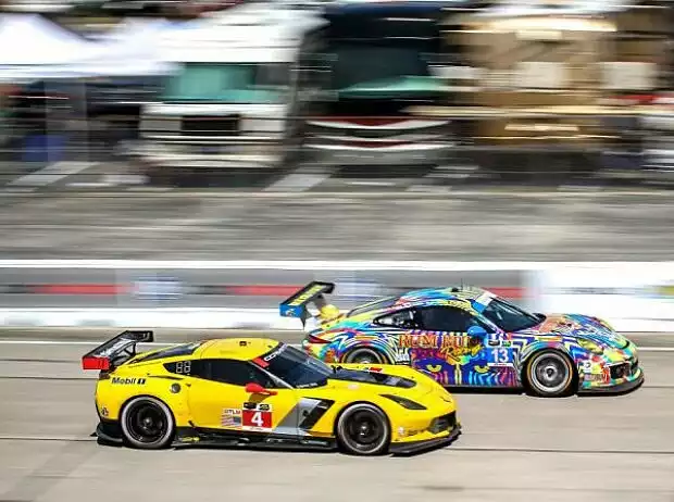 Titel-Bild zur News: GTLM GTD Corvette Porsche