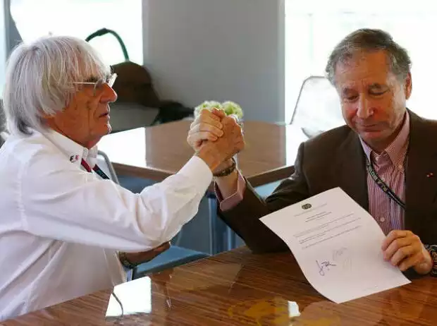 Bernie Ecclestone, Jean Todt Titel-Bild zur News: Bernie Ecclestone, Jean Todt