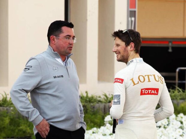 Eric Boullier, Romain Grosjean