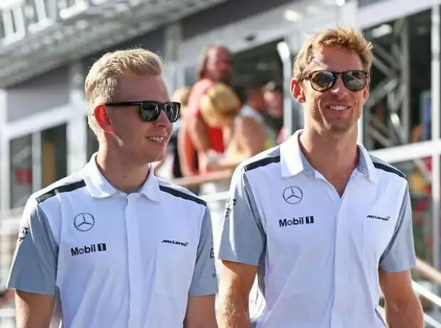 Kevin Magnussen, Jenson Button Titel-Bild zur News: Kevin Magnussen, Jenson Button