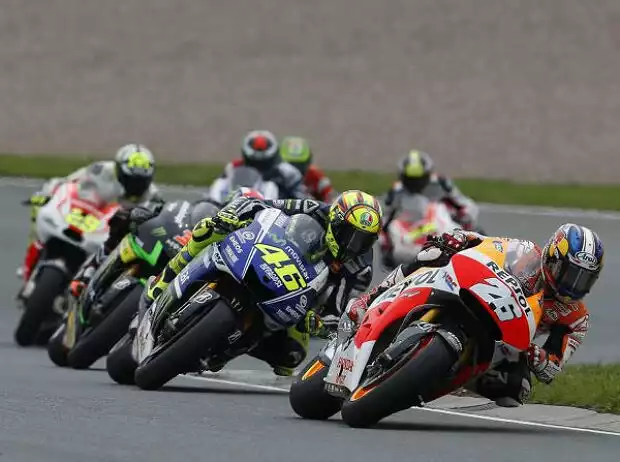 Daniel Pedrosa, Valentino Rossi Titel-Bild zur News: Daniel Pedrosa, Valentino Rossi