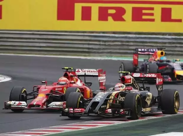 Pastor Maldonado, Kimi Räikkönen Titel-Bild zur News: Pastor Maldonado, Kimi Räikkönen