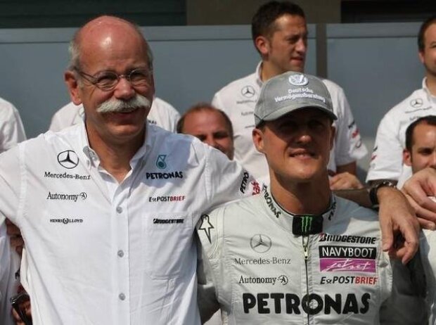 Titel-Bild zur News: Dieter Zetsche, Michael Schumacher