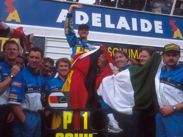 Michael Schumacher, Flavio Briatore Michael Schumacher, Flavio Briatore
