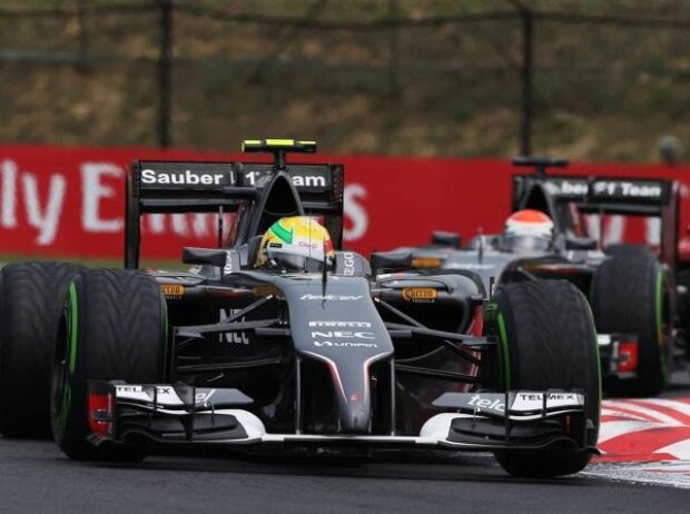Esteban Gutierrez, Adrian Sutil Esteban Gutierrez, Adrian Sutil