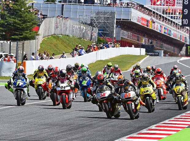Moto2 Start Barcelona Moto2 Start Barcelona