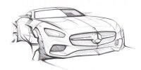 Bild zum Inhalt: Erster Blickkontakt mit dem Mercedes-AMG GT