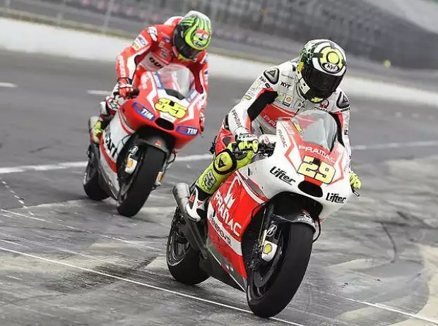 Cal Crutchlow, Andrea Iannone Titel-Bild zur News: Cal Crutchlow, Andrea Iannone