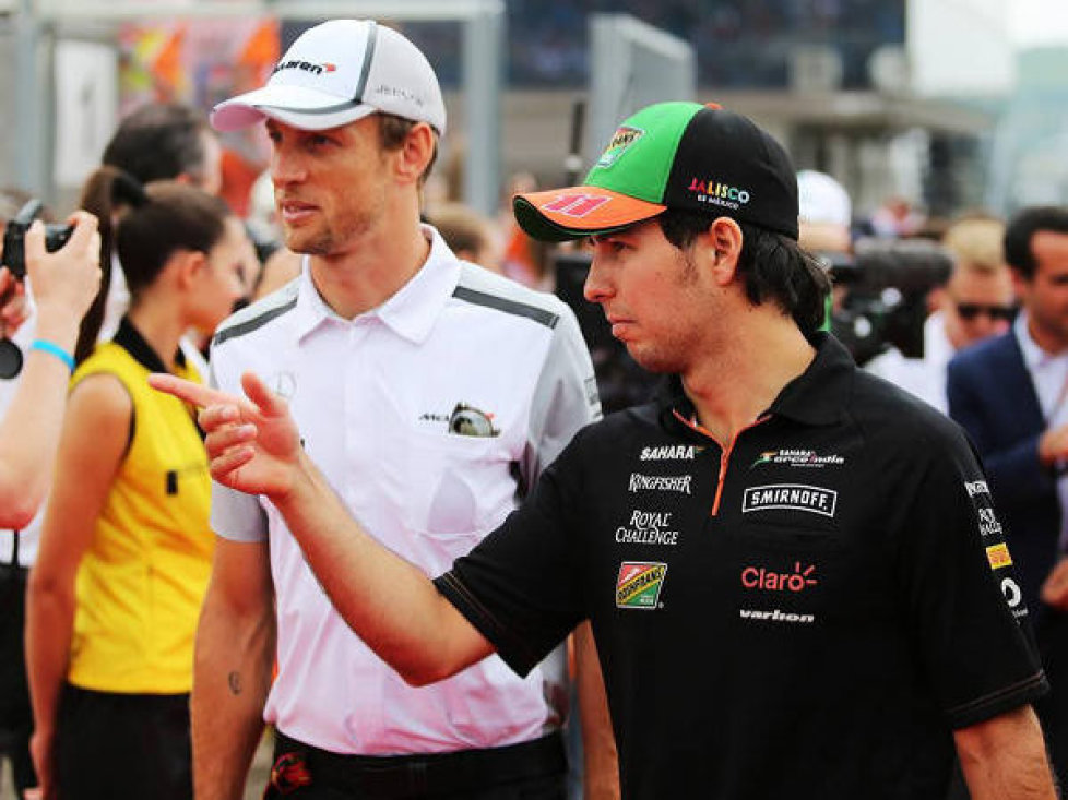 Sergio Perez, Jenson Button