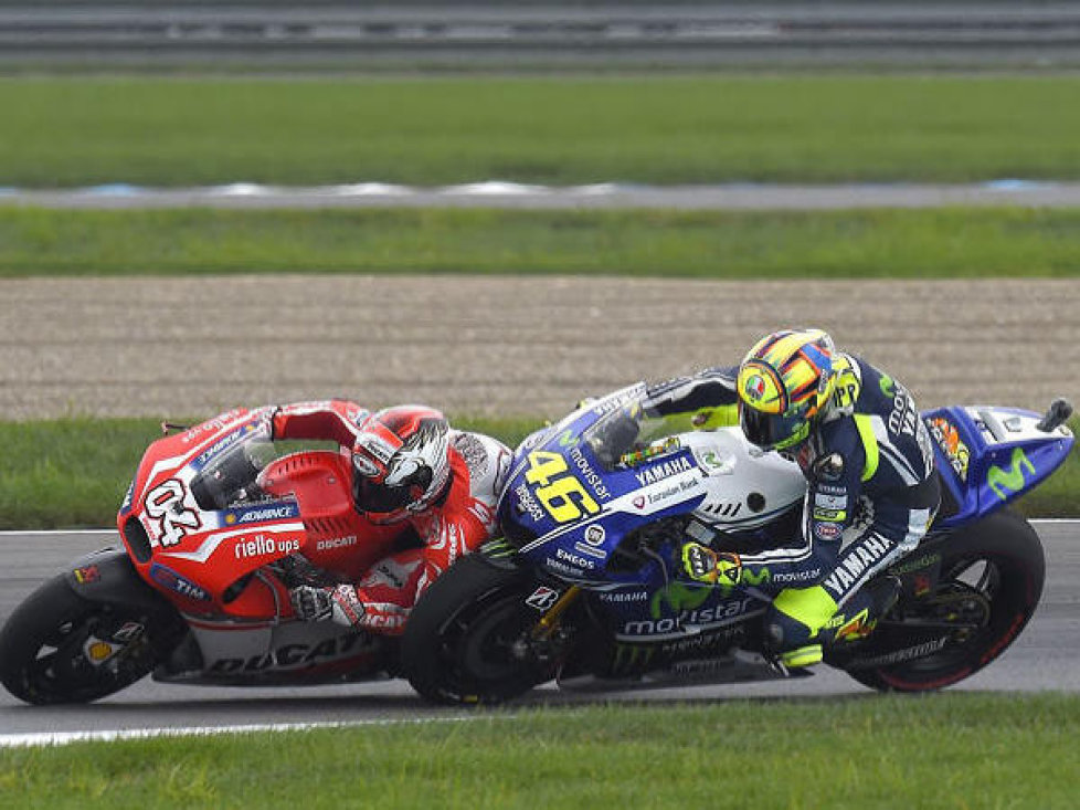 Andrea Dovizioso, Valentino Rossi
