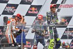 Marc Marquez Jorge Lorenzo und Valentino Rossi 