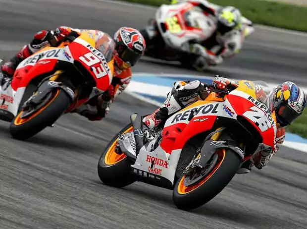 Daniel Pedrosa, Marc Marquez Titel-Bild zur News: Daniel Pedrosa, Marc Marquez