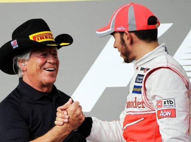 Lewis Hamilton, Mario Andretti Lewis Hamilton, Mario Andretti