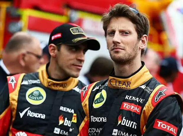 Pastor Maldonado, Romain Grosjean Titel-Bild zur News: Pastor Maldonado, Romain Grosjean