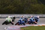 Enea Bastianini vor Alex Marquez und Alex Rins 