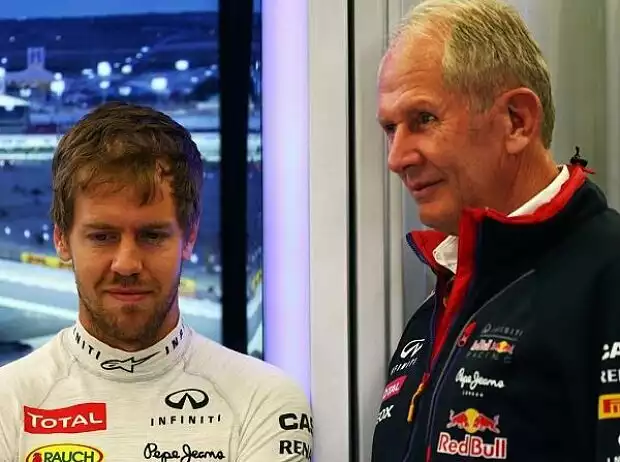 Titel-Bild zur News: Sebastian Vettel, Helmut Marko