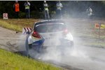 Robert Kubica (RK M-Sport) lässt die Reifen qualmen