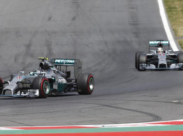 Nico Rosberg, Lewis Hamilton