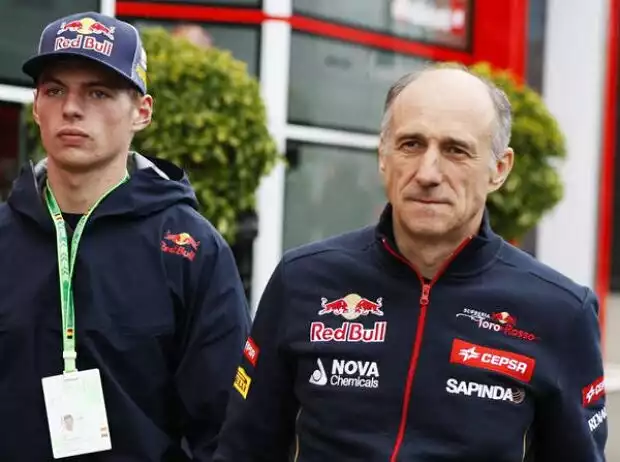 Max Verstappen, Franz Tost Titel-Bild zur News: Max Verstappen, Franz Tost