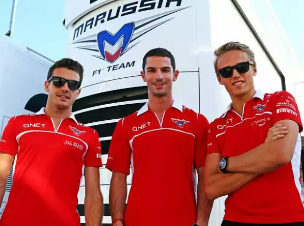 Jules Bianchi, Alexander Rossi, Max Chilton Titel-Bild zur News: Jules Bianchi, Alexander Rossi, Max Chilton