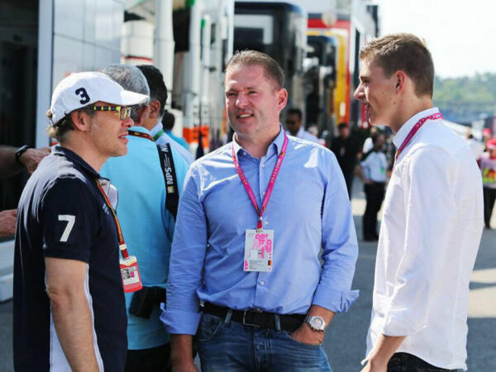 Jacques Villeneuve, Jos Verstappen, Max Verstappen