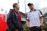 Sebastian Vettel (Red Bull) und Andre Lotterer 