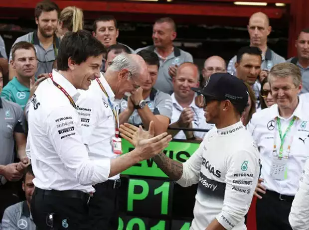 Toto Wolff, Lewis Hamilton Titel-Bild zur News: Toto Wolff, Lewis Hamilton